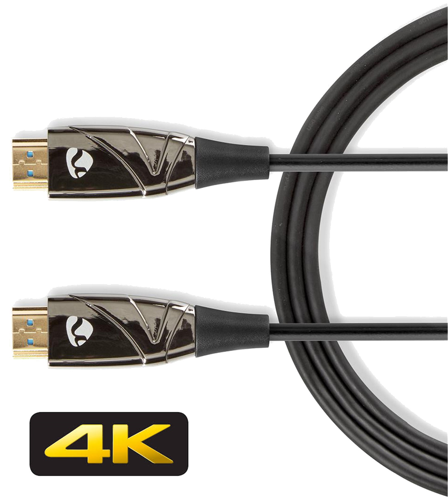 Tact Vervolg Clip vlinder 4K HDMI > HDMI Optische kabel 15m zwart max. 4K/60Hz – R.F. Systems
